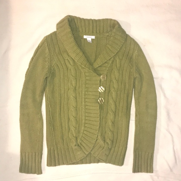 dressbarn Sweaters - dressbarn Green Knit Sweater 🌷 S 🌷